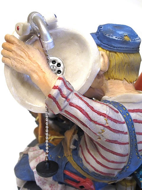 Skulptur Figur 20613O Profisti Klempner Installateur